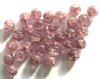 30 10mm Light Amethyst Crackle Beads